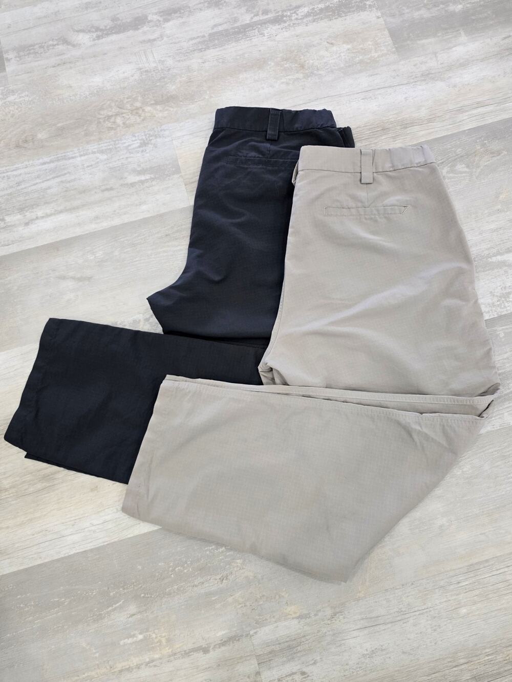 Bundle Lot of 2 5.11 Tactical Fast-Tac Urban Pants Mens 42x30 Charcoal & Khaki